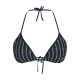 Tommy Hilfiger Γυναικείο μαγιό Essential Print Triangle Bikini Top
